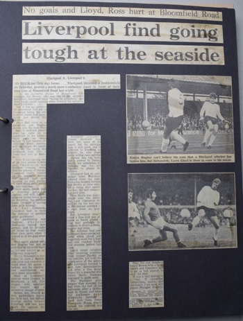 Press report from Adrian Killen's scrapbook